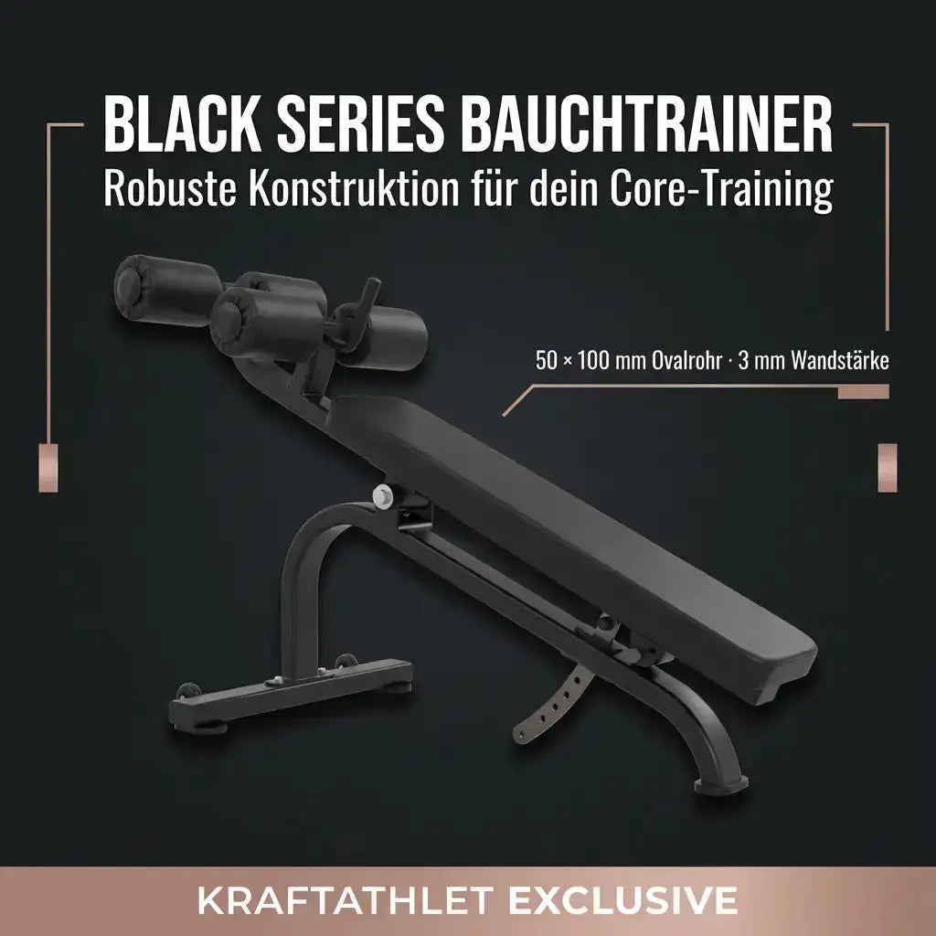 Bauchtrainer Verstellbar Black Series – Titanium Strength Titanium Strength Aparatos de musculación