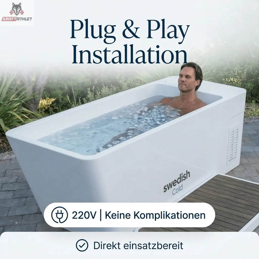 Swedish Cold Cold Plunge – Eisbad für Regeneration, Leistung & Wohlbefinden