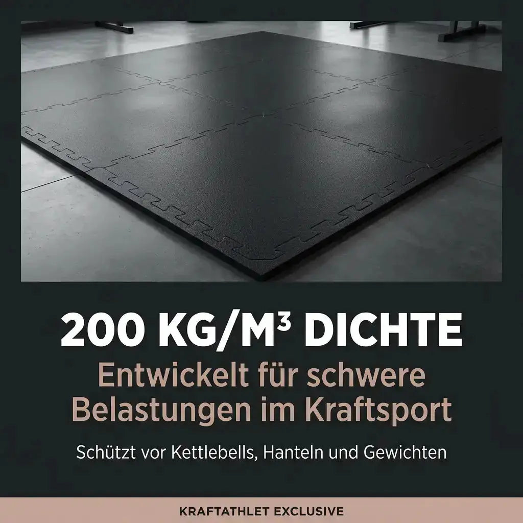 Cross-Training Puzzle-Matte – EVA-Schaum Steckboden für Fitness Sportcom