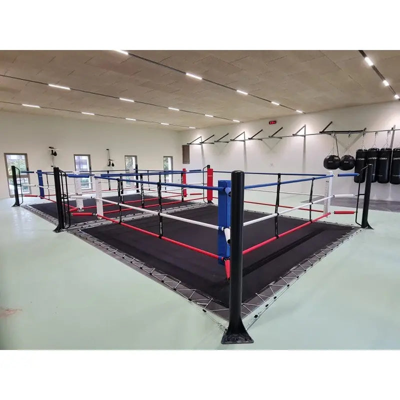 Ecofix Doppel-Boxring mit Aluminiumrahmen SportCom Boxring