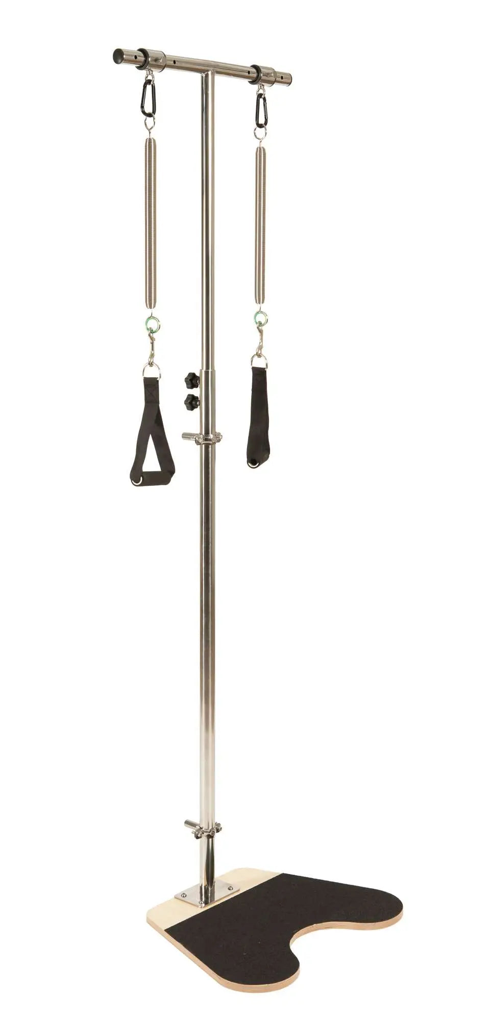 Elina Pilates Ped and Pull, wandmontiertes Gerät mit Holzbasis in Herzform