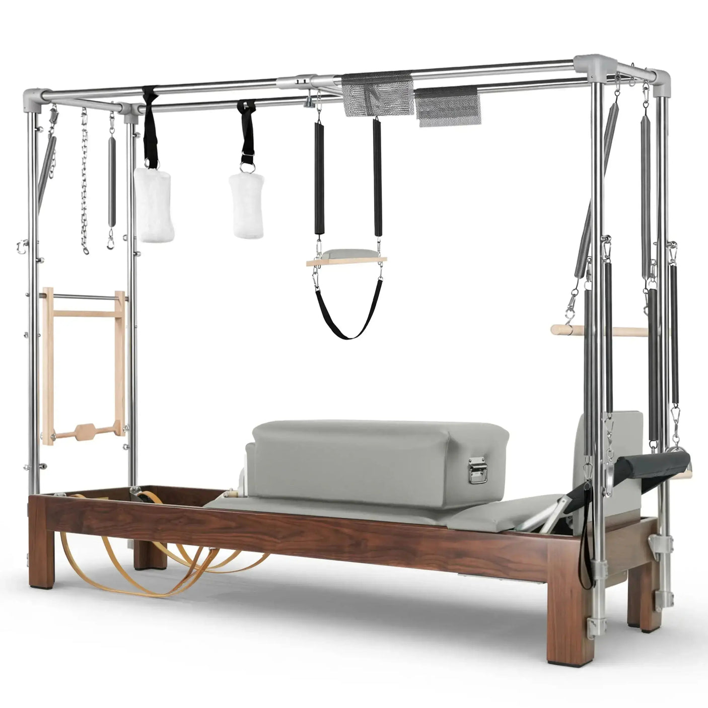 Elina Pilates Reformer Cadillac Klassisch Dunkles Holz – Ansicht 15