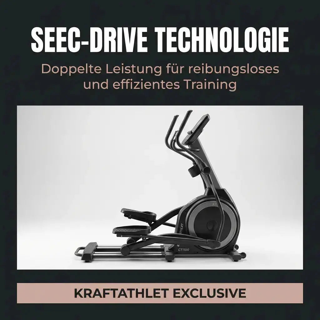 Elliptisches Profi-Fahrrad CT1100 By Shua Pro Series Titanium Strength Máquinas de cardio