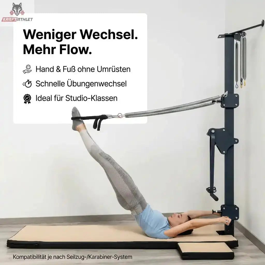 Hegren Double Loop Ropes – Handgewebte Pilates Griffe Hegren Pilates Gym Equipment