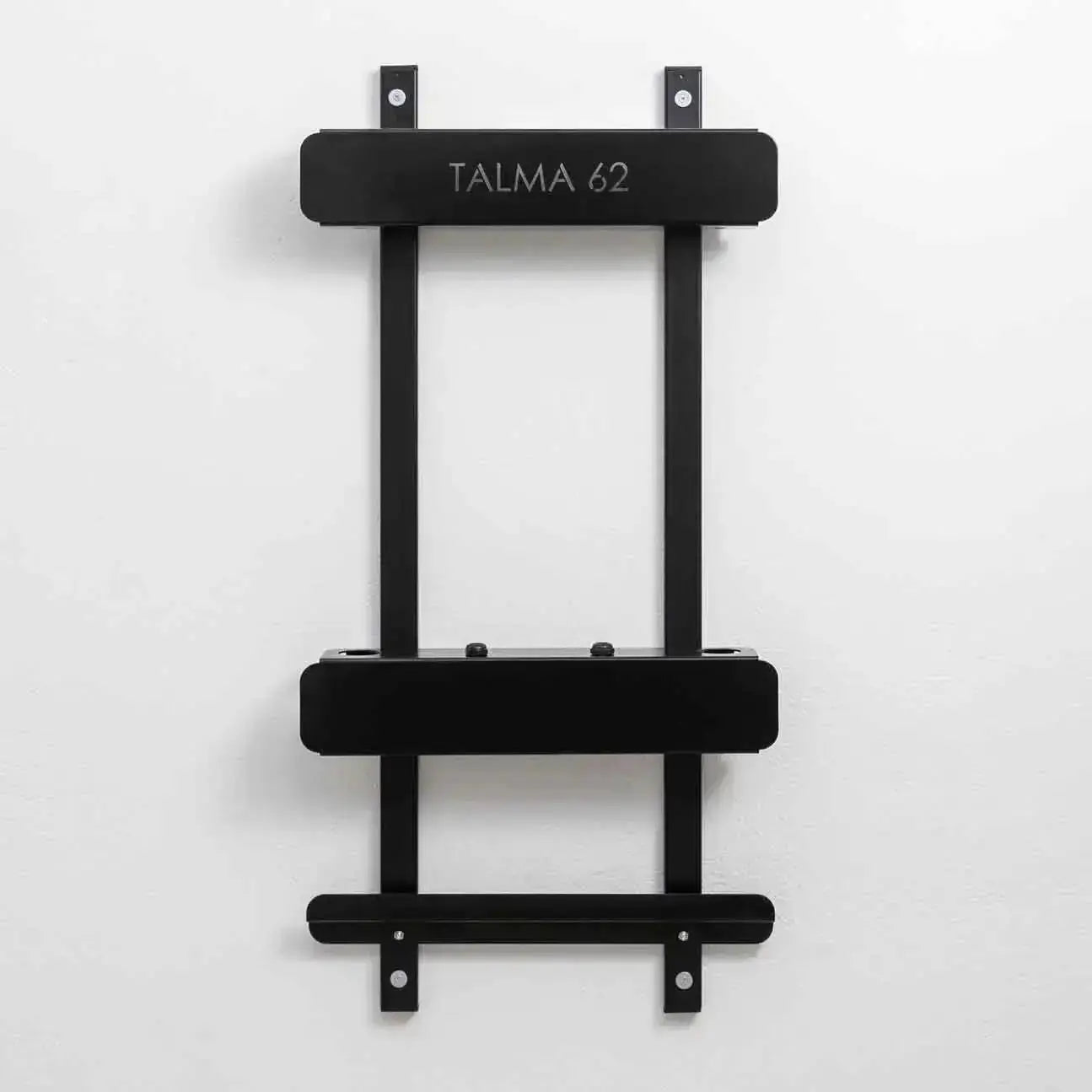 HEGREN Storage Stand designed for organizing Pilates accessories, featuring multiple compartments and a sleek, durable design.
