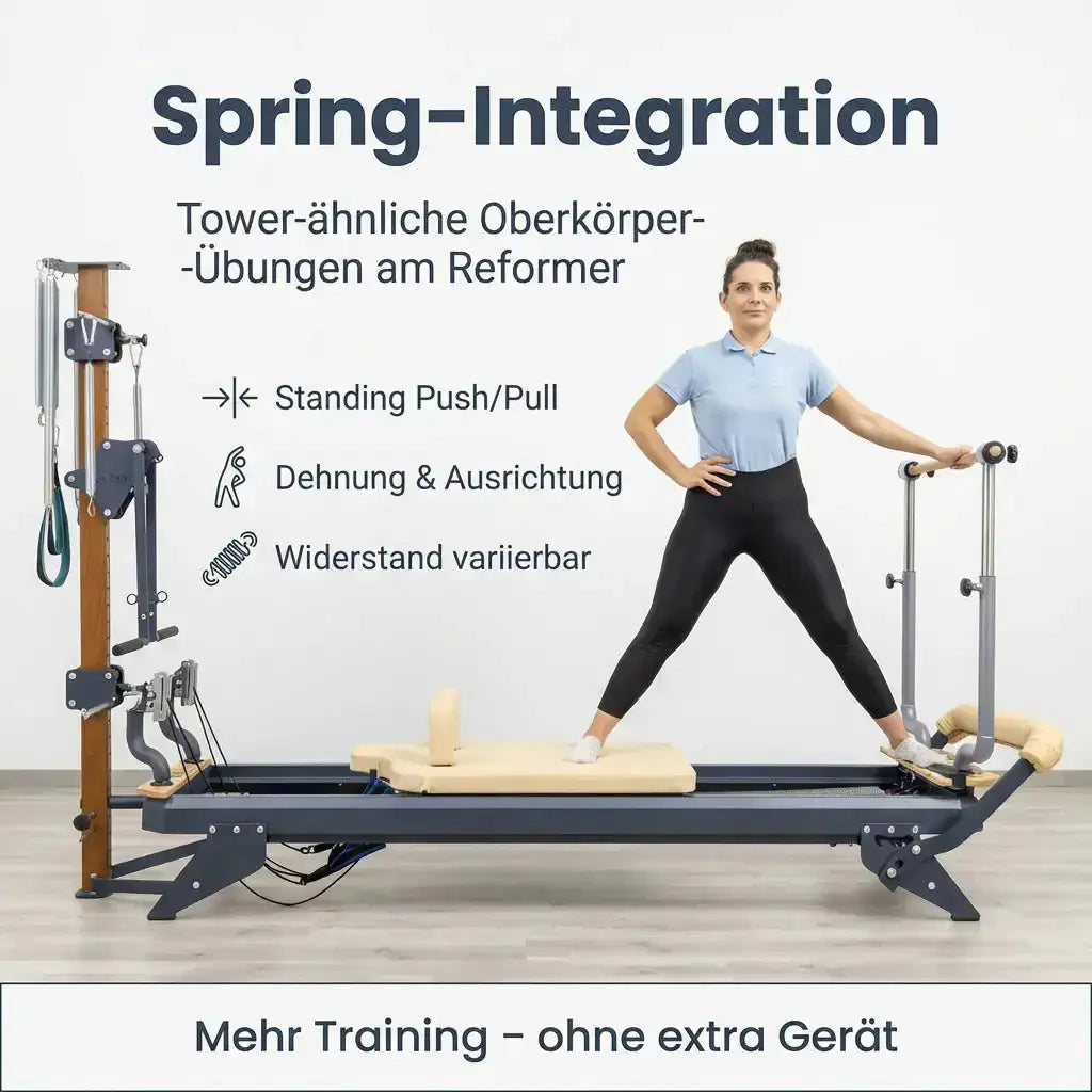 Hegren Stability Bar für TALMA 62 – Höhenverstellbare Ballet Barre (64–103 cm) Hegren Pilates Gym Equipment