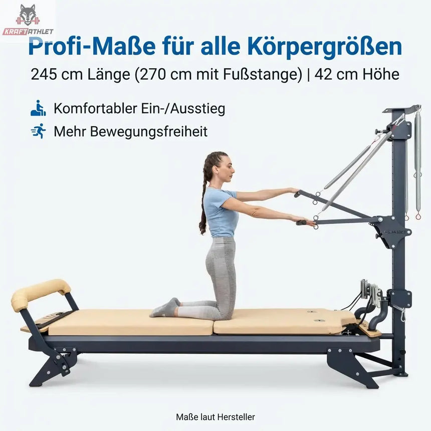 Hegren TALMA 62CT+ Combo - Reformer Tower System Hegren Pilates Pilates Reformer with Tower