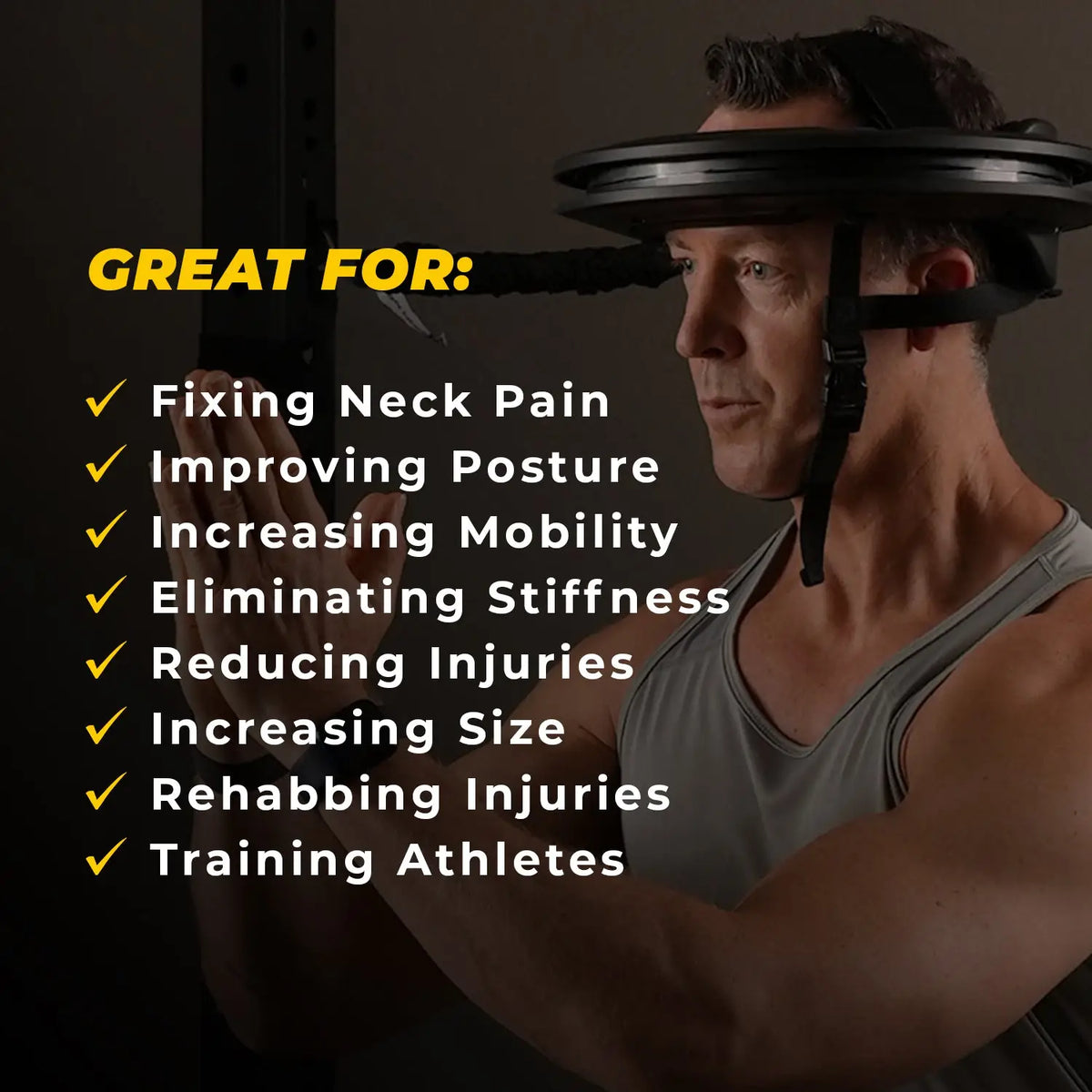 Iron Neck Rehab Bundle mit 3.0 Pro und leichten Bändern – Bild 4