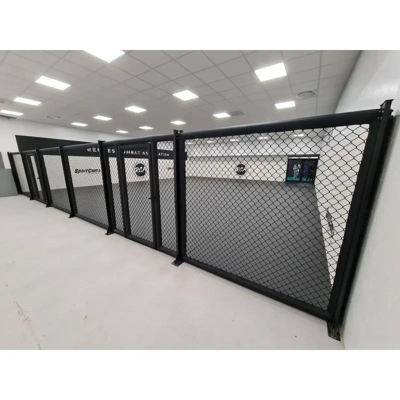 MMA-Paneele mit Tür – 4 Polster SportCom MMA-Käfig