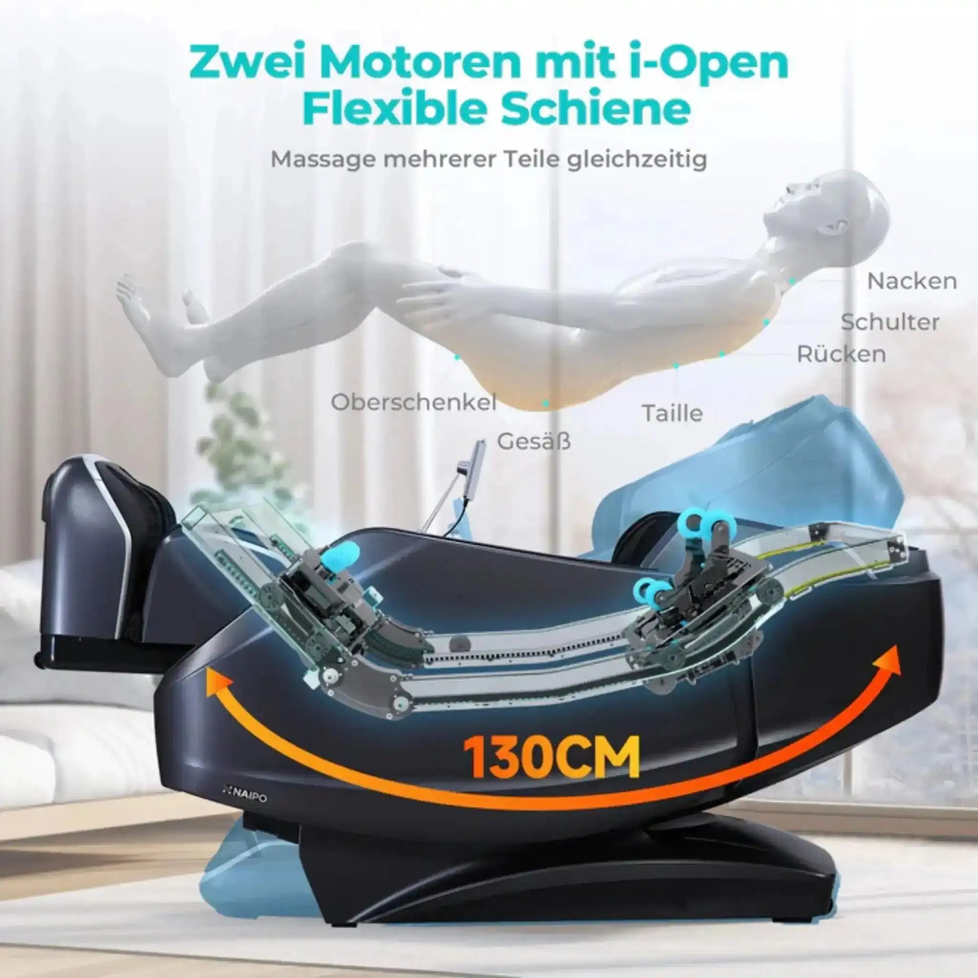 Naipo 4D High‑End Massage Chair S61 Naipo
