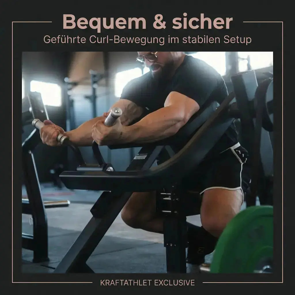 Plate Loaded Bicep Curl Titanium Strength Elite Series Titanium Strength Aparatos de musculación