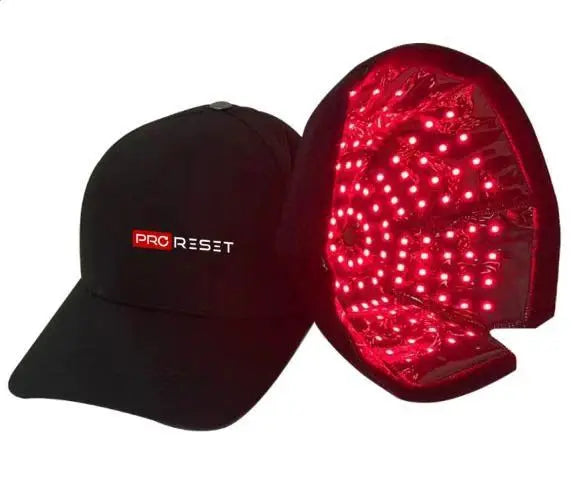 ProReset Rotlicht-Therapie-Cap mit sichtbarer LED-Innenseite