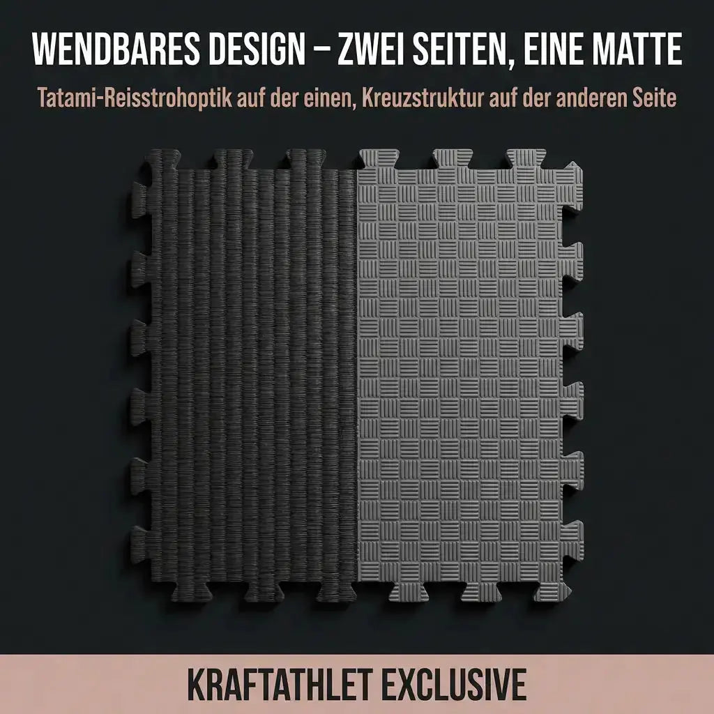 Puzzle-Steckmatten 2 cm – EVA-Schaum Fitnessbodenfliesen Sportcom
