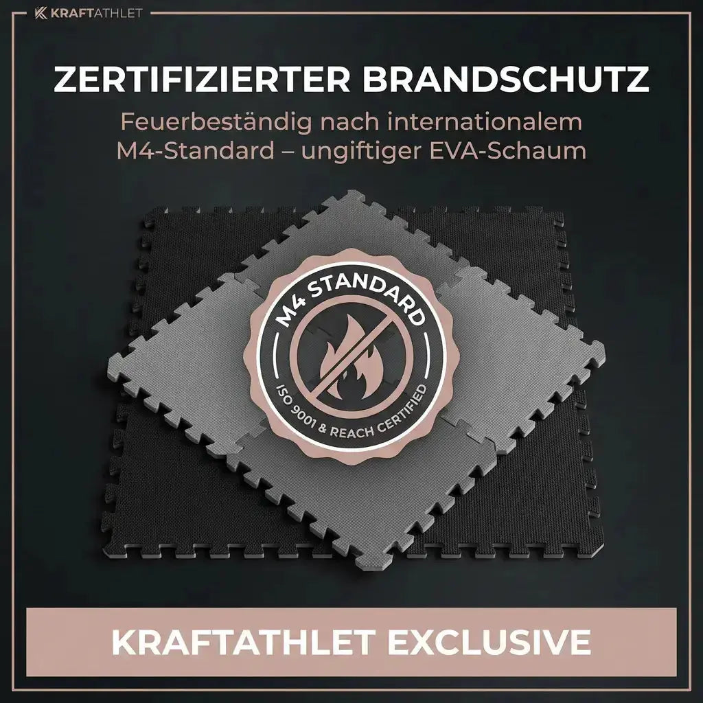 Puzzle-Steckmatten 2 cm – EVA-Schaum Fitnessbodenfliesen Sportcom