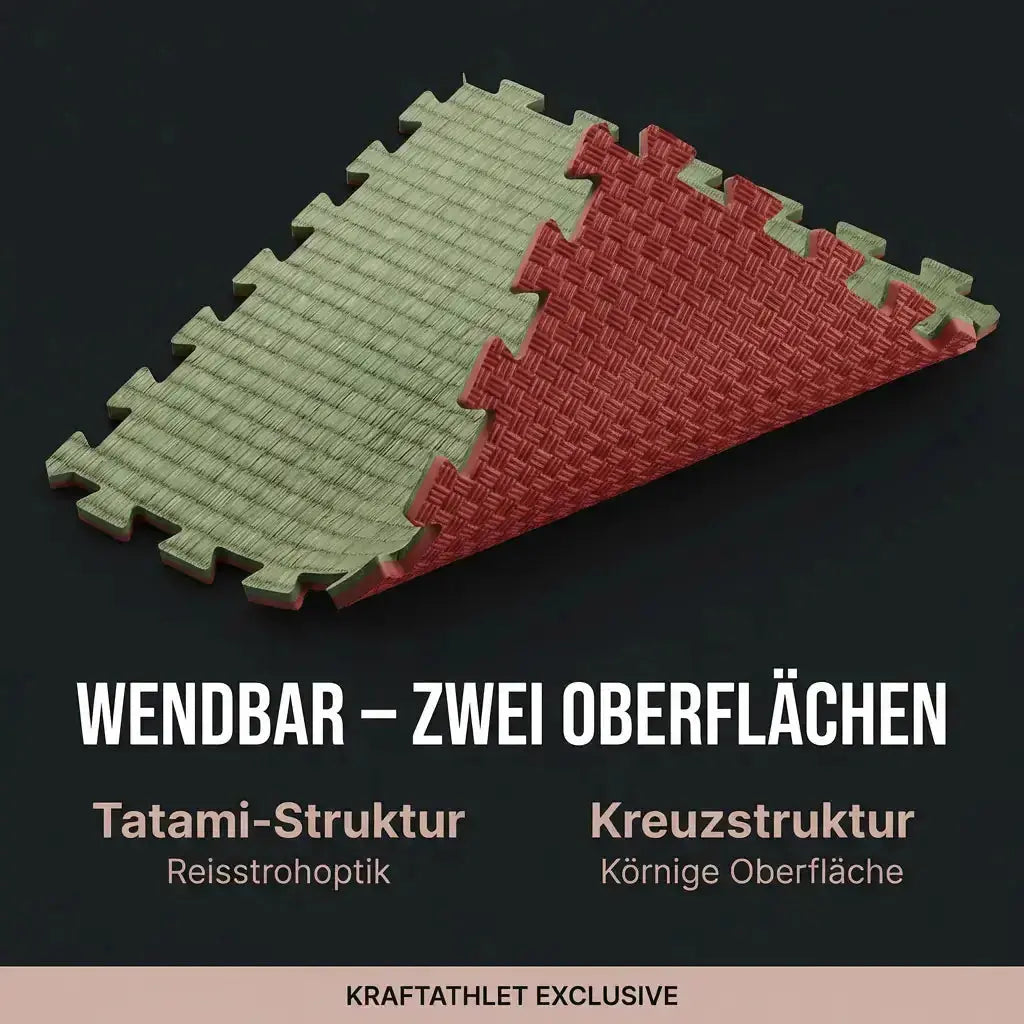Puzzle-Steckmatten 5 cm – Extra dicke EVA-Schaum Fitnessboden Sportcom