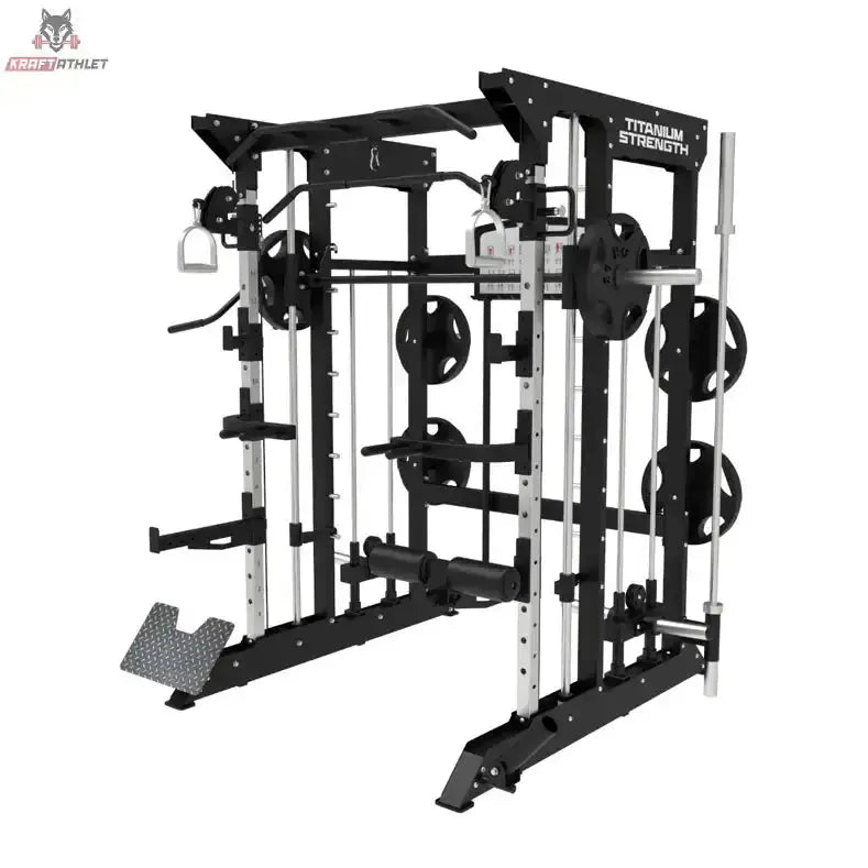 Smith Maschine, Dual Pulleys und Rack B100 V2 Titanium Strength