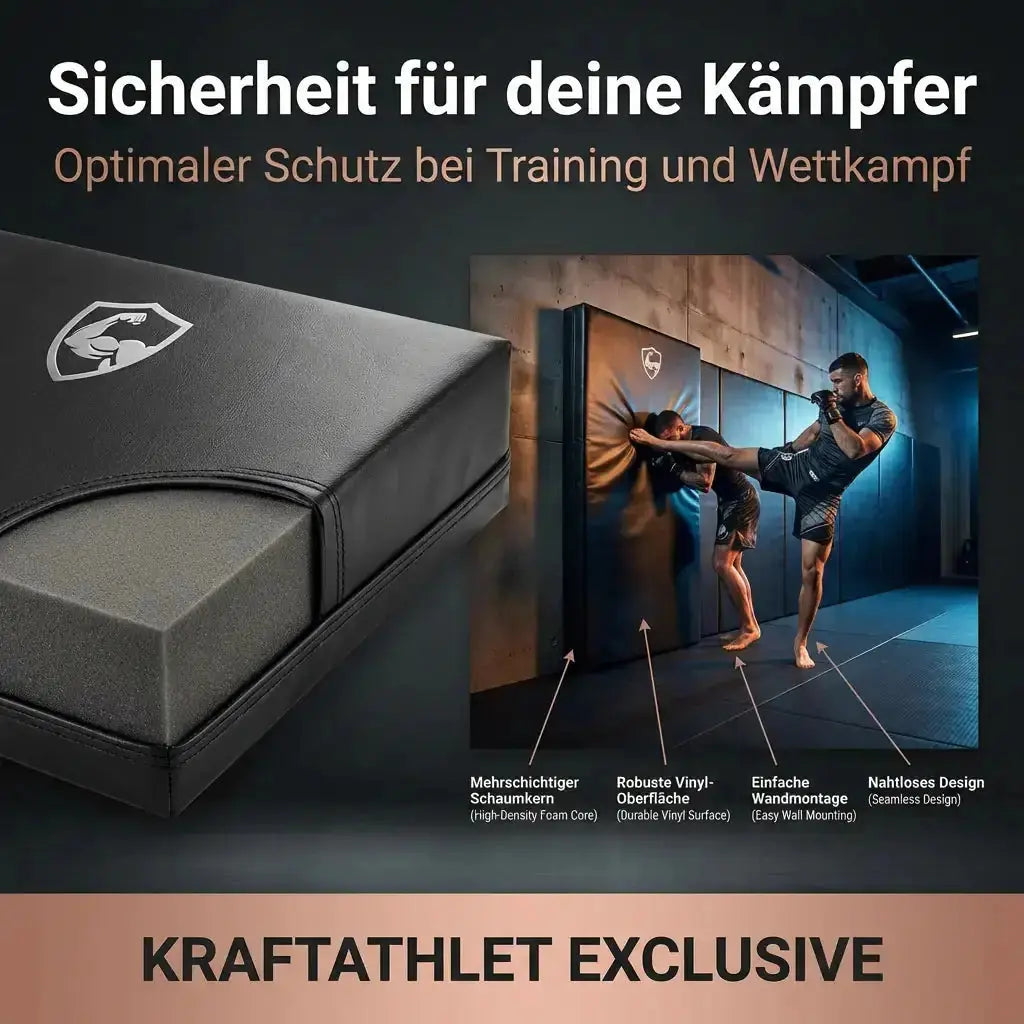 Standard-Wandpolster (pro m²) – Gym- & Sport-Wandschutzplatten Sportcom