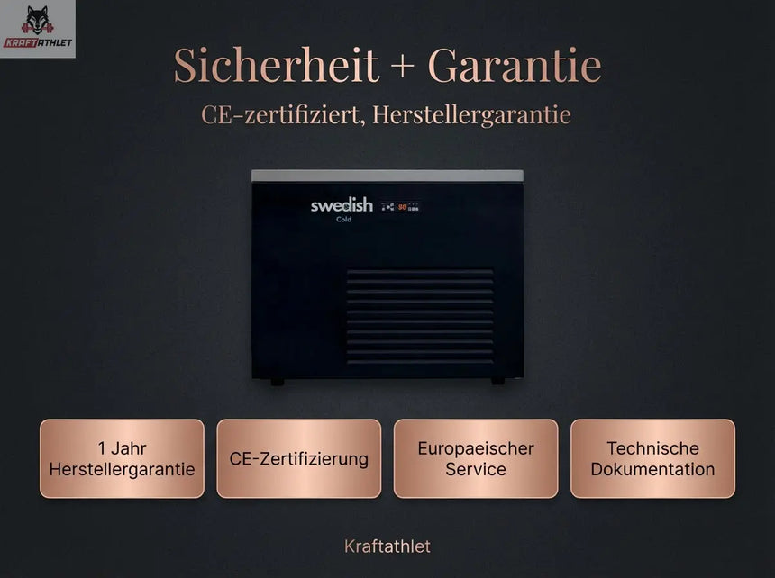 Swedish Cold Generation 5 Eisbad | -1°C Echtes Eis | 568L Gewerblicher Chiller