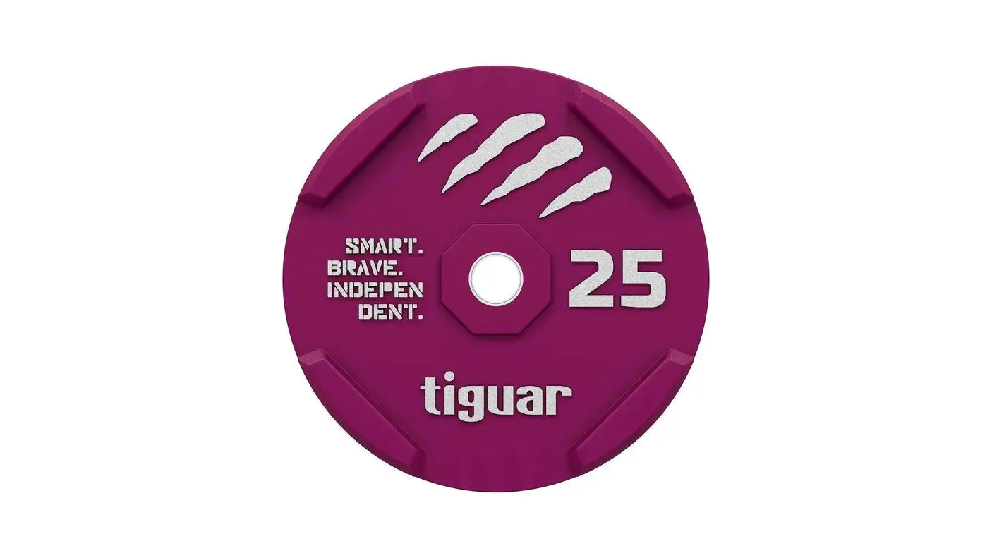 tiguar color bumper plate 25 kg