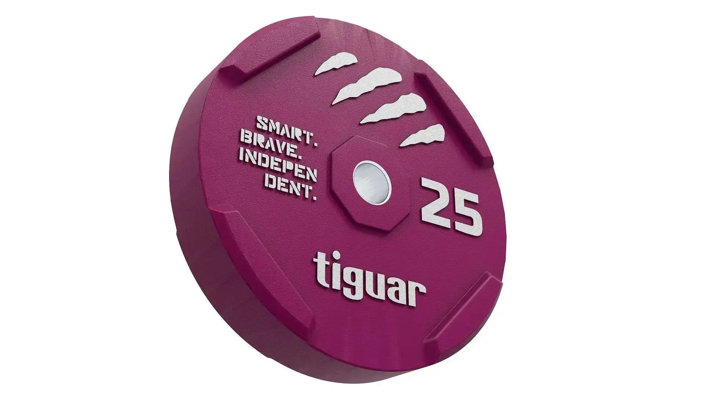 tiguar color bumper plate 25 kg