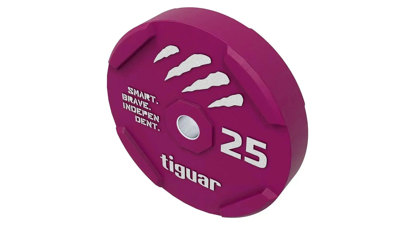 tiguar color bumper plate 25 kg