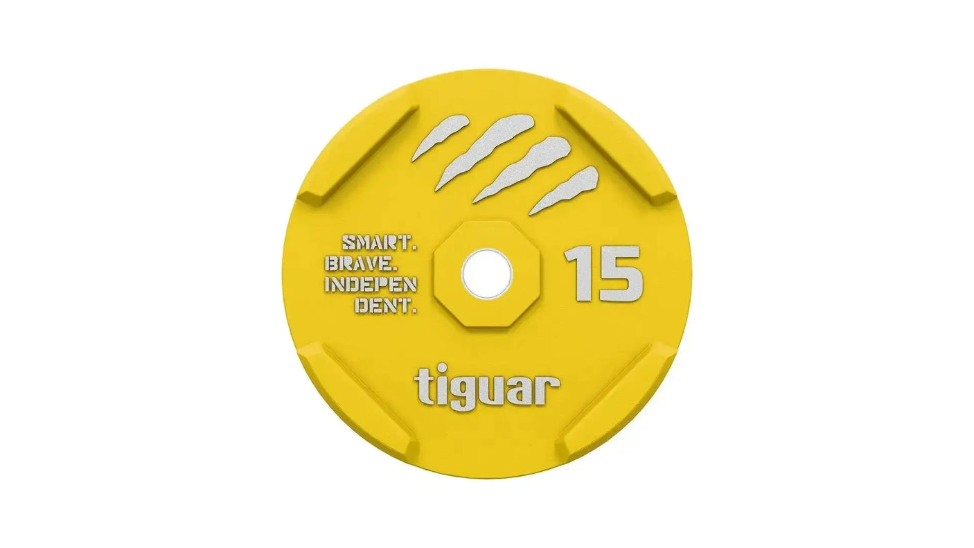 tiguar color bumper plate 15 kg