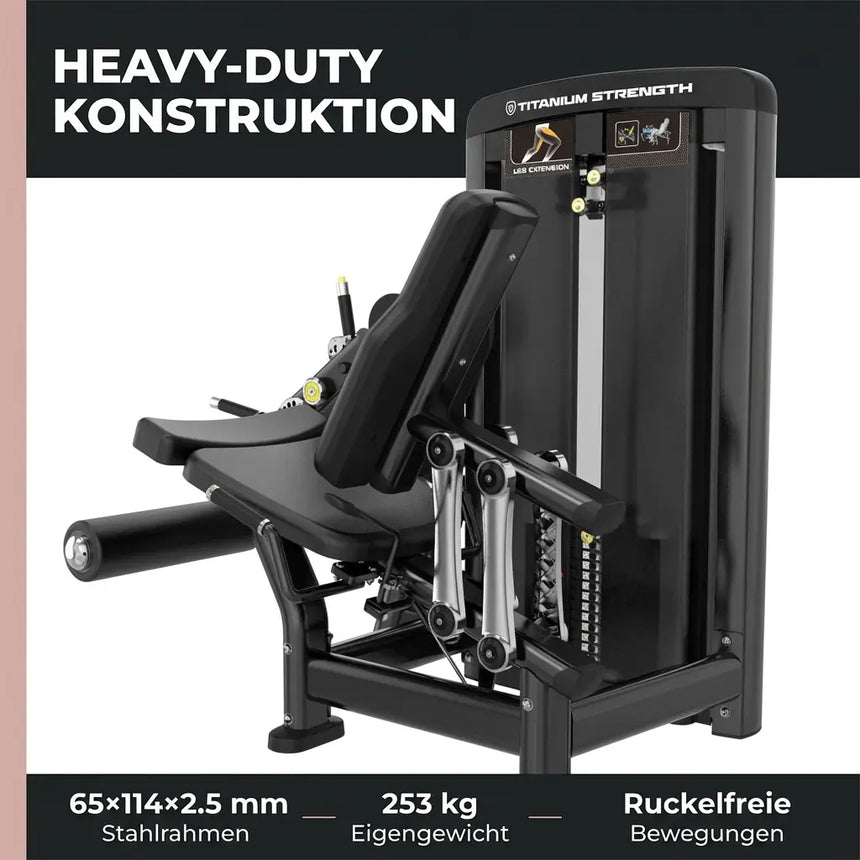 Titanium Strength Genesis Series Selectorised Beinstrecker Titanium Strength Strength Training Equipment