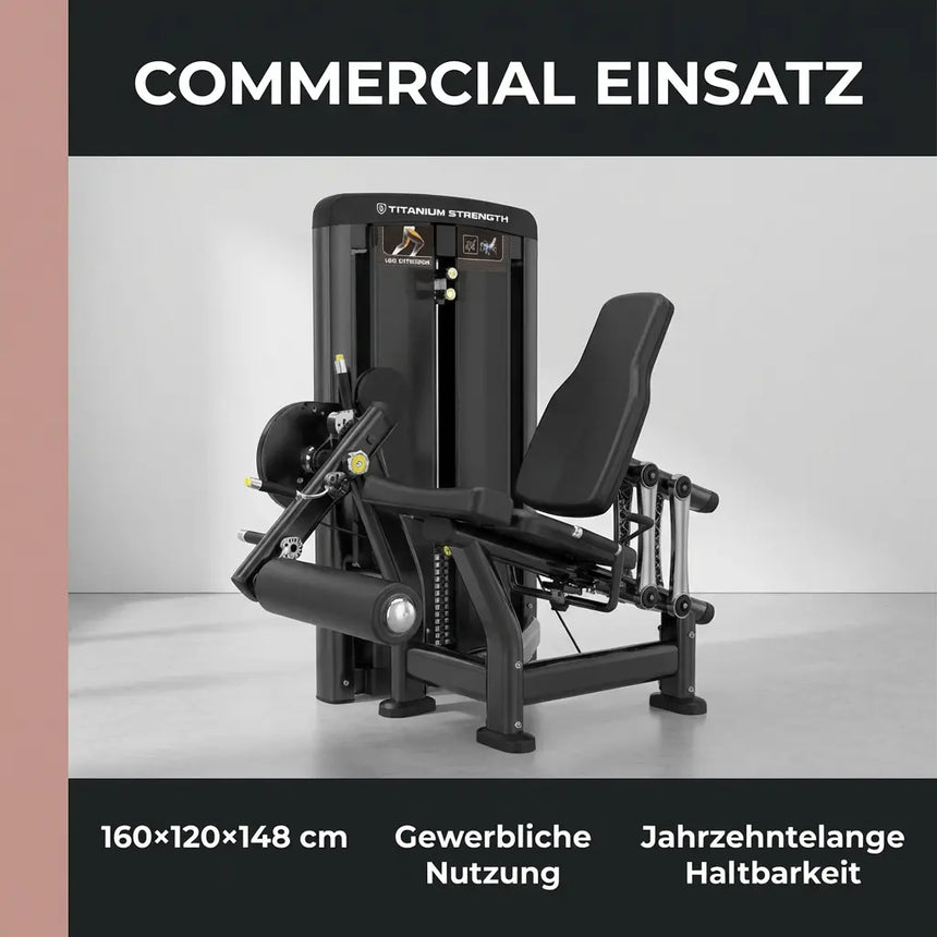 Titanium Strength Genesis Series Selectorised Beinstrecker Titanium Strength Strength Training Equipment