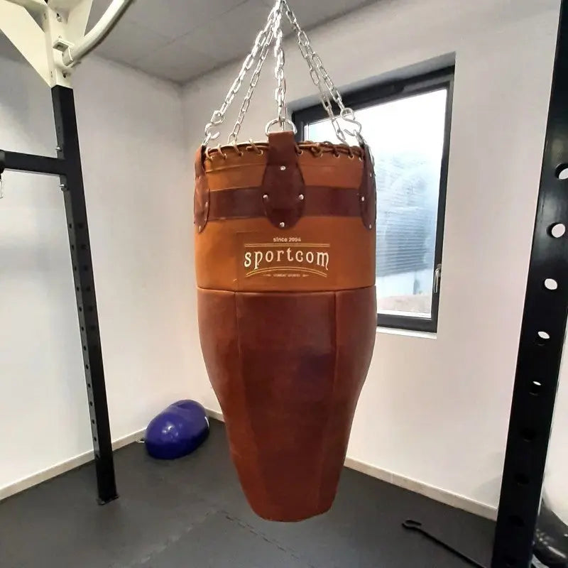 Vintage-Comete-Sandsack Echtleder SportCom Sandsack
