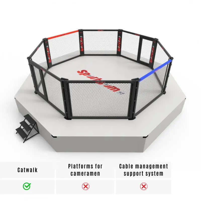 Wettkampf-MMA-Käfig PREMIUM SportCom MMA-Käfig