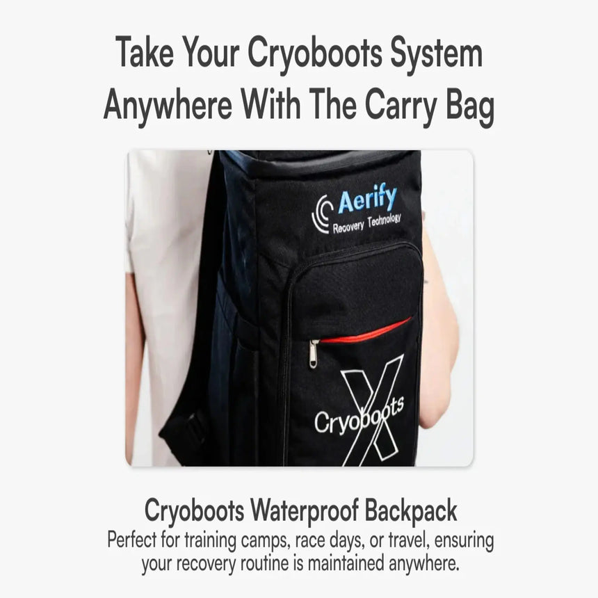 Aerify Recovery Aerify Cryoboots Set + Thinsulated Carry On Bag Aerify Recovery Cryotherapy Compression System