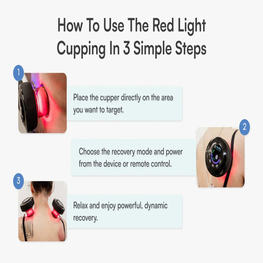 Aerify Recovery Dynamic Cupping with Red Light Therapy Aerify Recovery Dynamic Cupping and Red Light Therapy Device