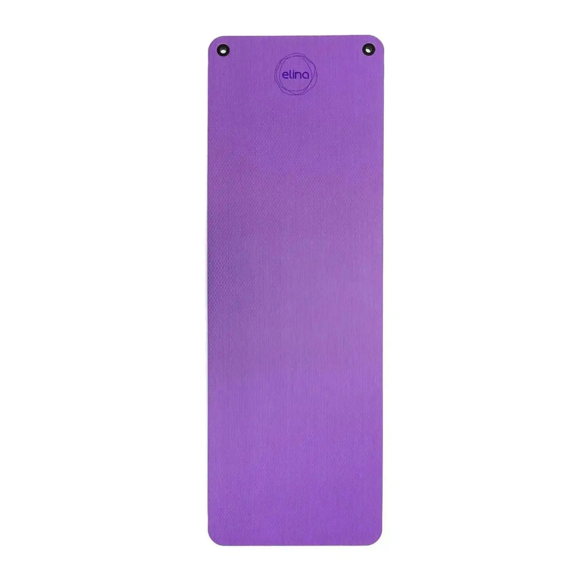 Elina Pilates Matte 140 × 58 cm Pilatesmatte in Lila, Draufsicht der ausgerollten Matte