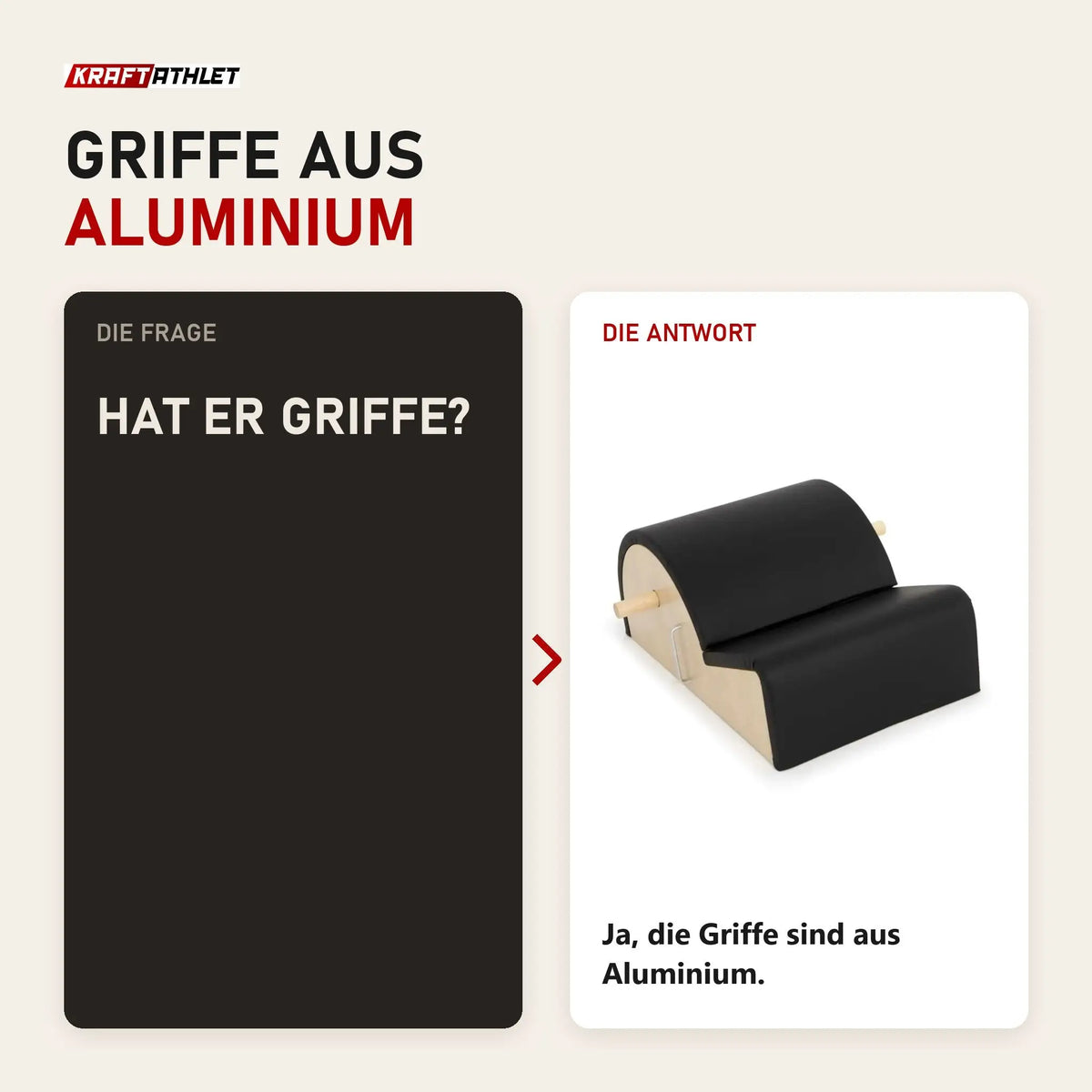 Frage und Antwort zu Elina Pilates Spine Corrector: Hat er Griffe?