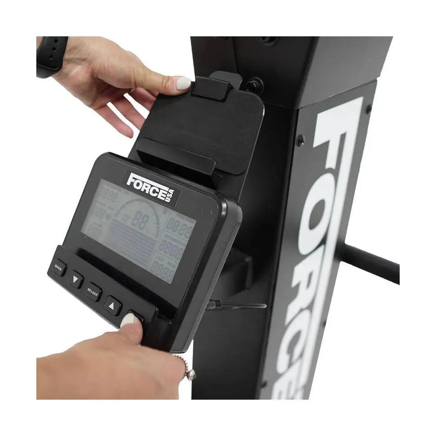 Force USA Commercial Ski Trainer with ergonomic handles and performance monitor