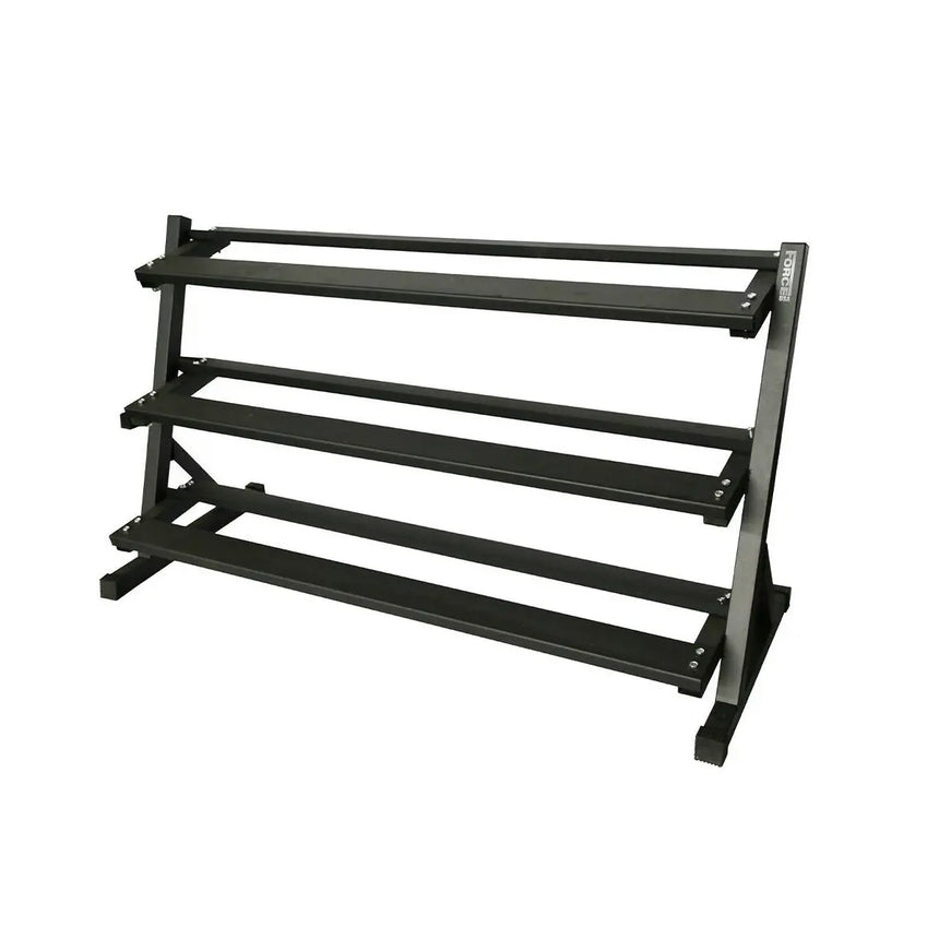 Force USA 3-Tier Hexagon Dumbbell Rack – Commercial Weight Storage for 10–20 Pairs Force USA