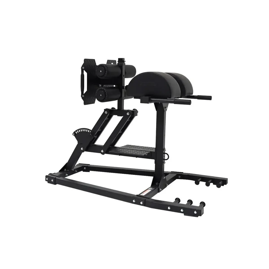 Force USA Commercial GHR/GHD V2 – robust glute ham developer with adjustable foot casters and transport wheels.