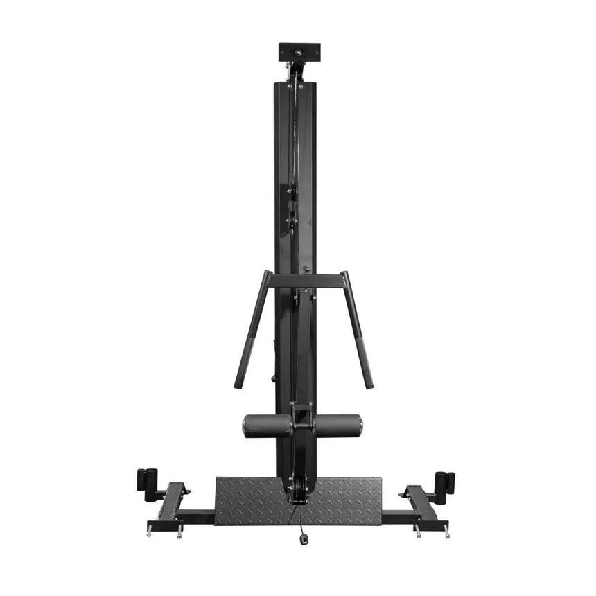 Force USA G20 Lat Pulldown and Low Row Station attached to the G20 All-In-One Trainer.