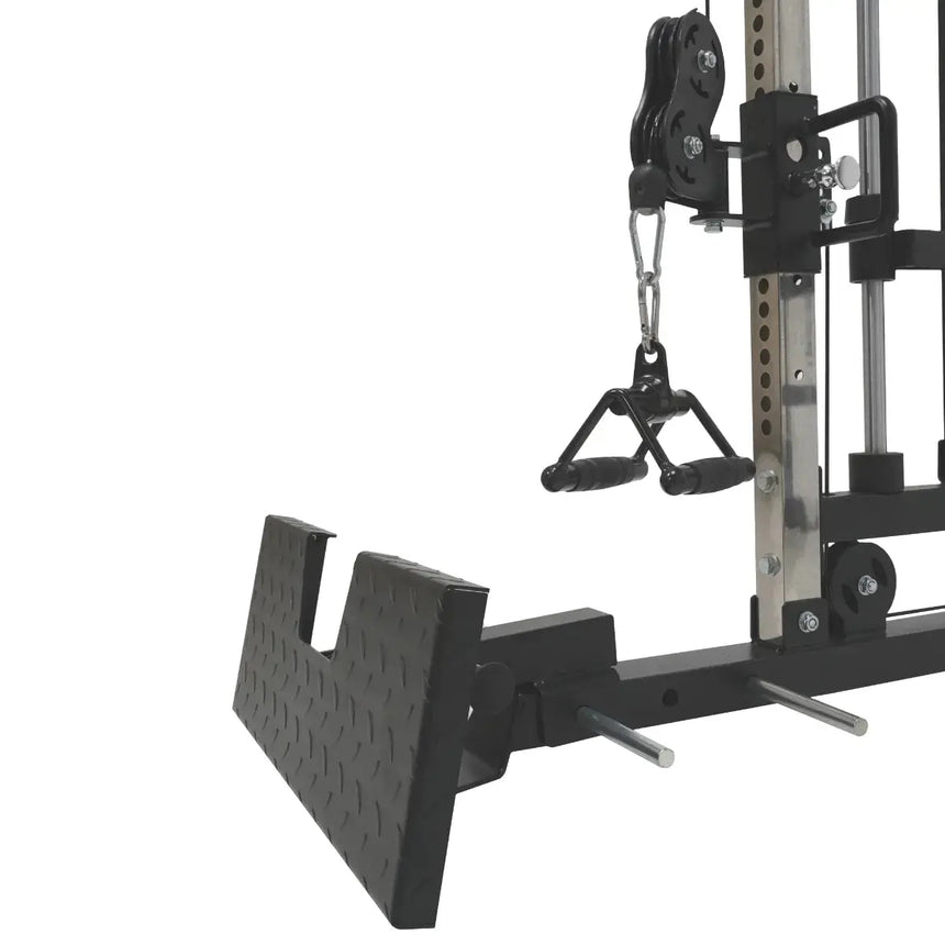 Force USA G3 Upgrade Kit components including lat pulldown seat and low row footplate.