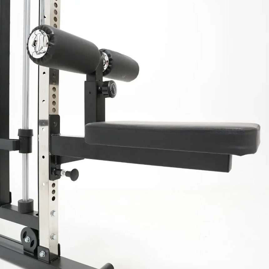 Force USA G3 Upgrade Kit components including lat pulldown seat and low row footplate.