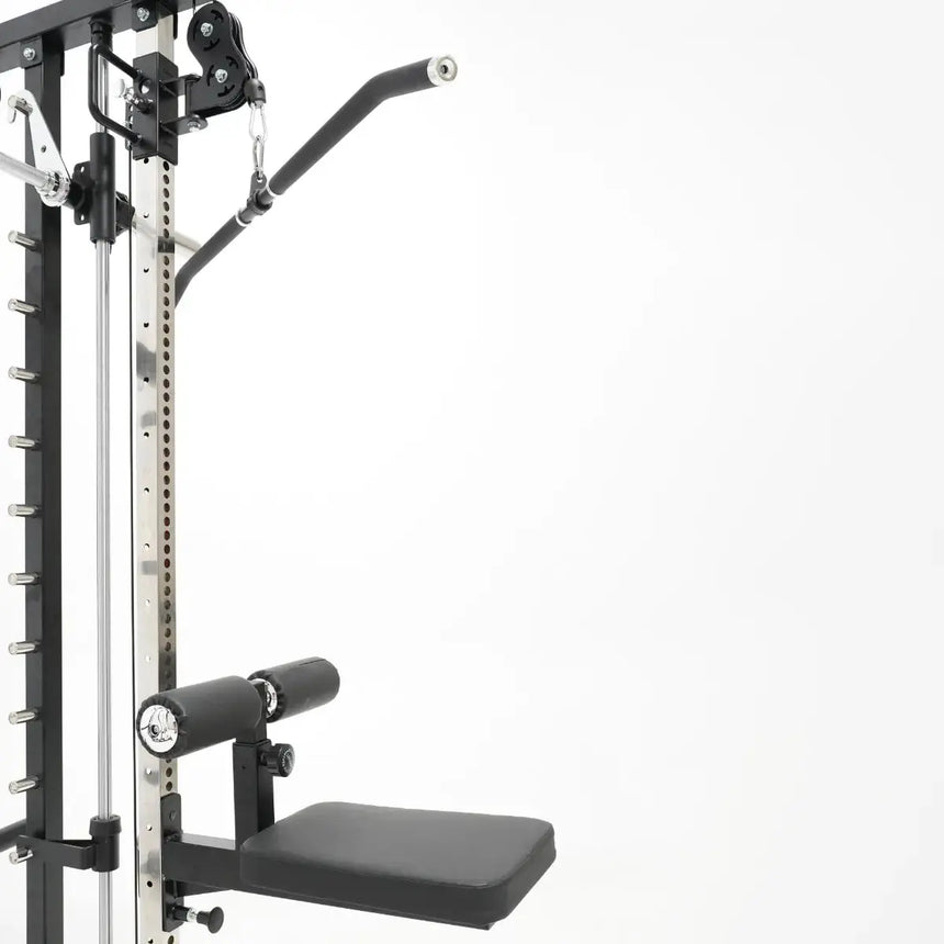 Force USA G3 Upgrade Kit components including lat pulldown seat and low row footplate.