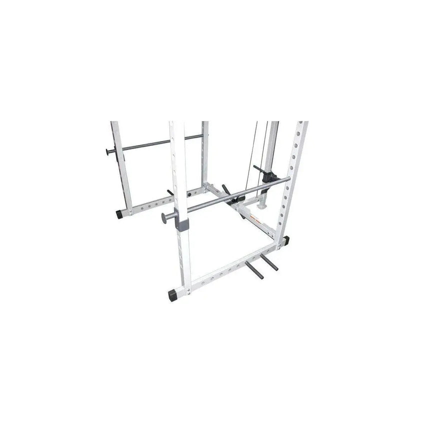 Force USA Home Power Rack Combo with removable lat pulldown bar and sturdy steel frame.
