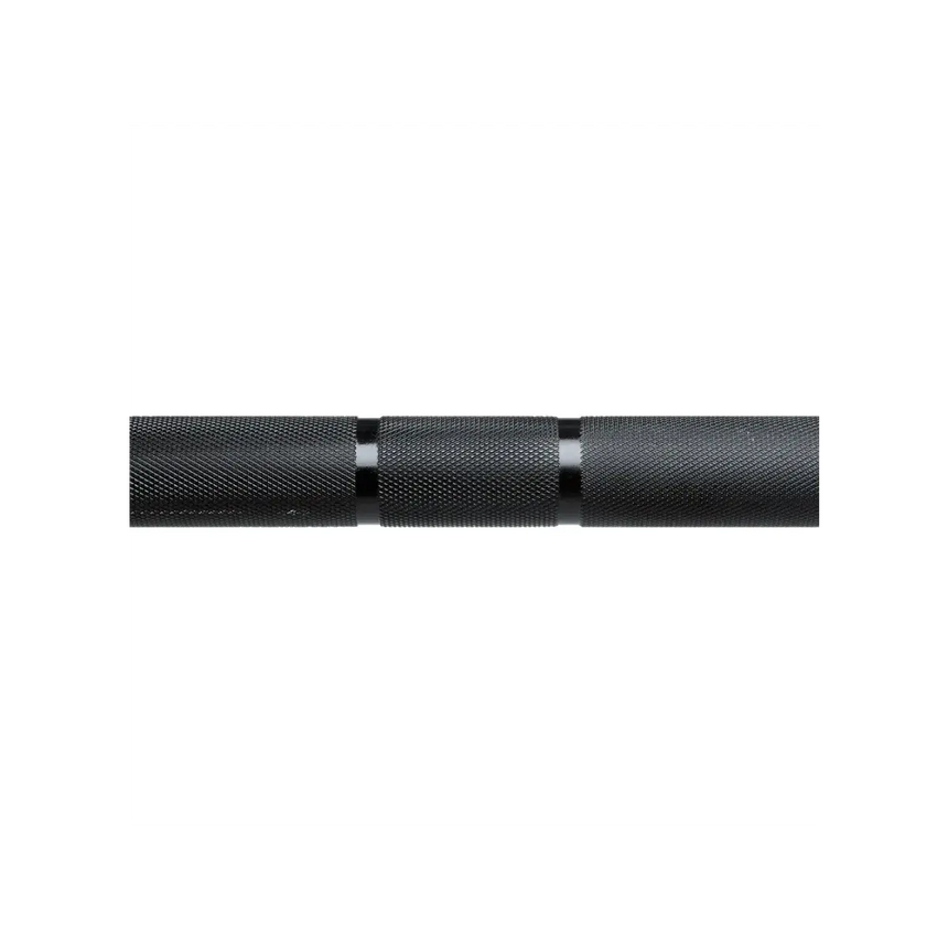 Force USA The Gunner Olympic Bar – 2.20m long, black barbell with silver sleeves and precise knurling.
