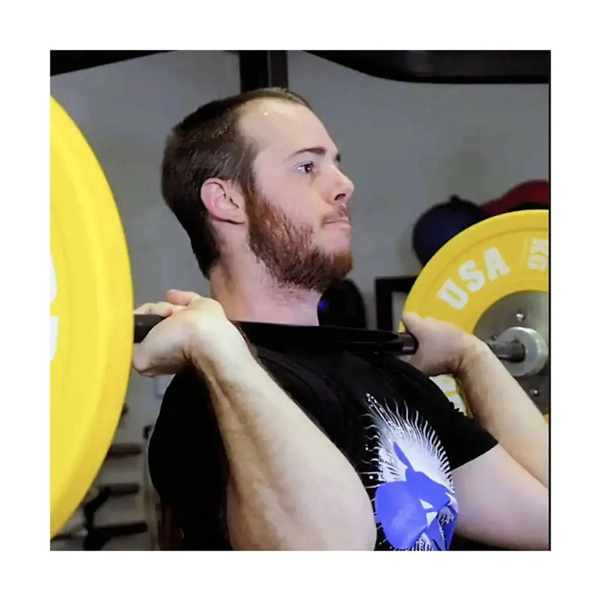 Force USA Ranger Olympic Barbell 2.20m – chrome-plated barbell with 28mm grip diameter and deep knurling.