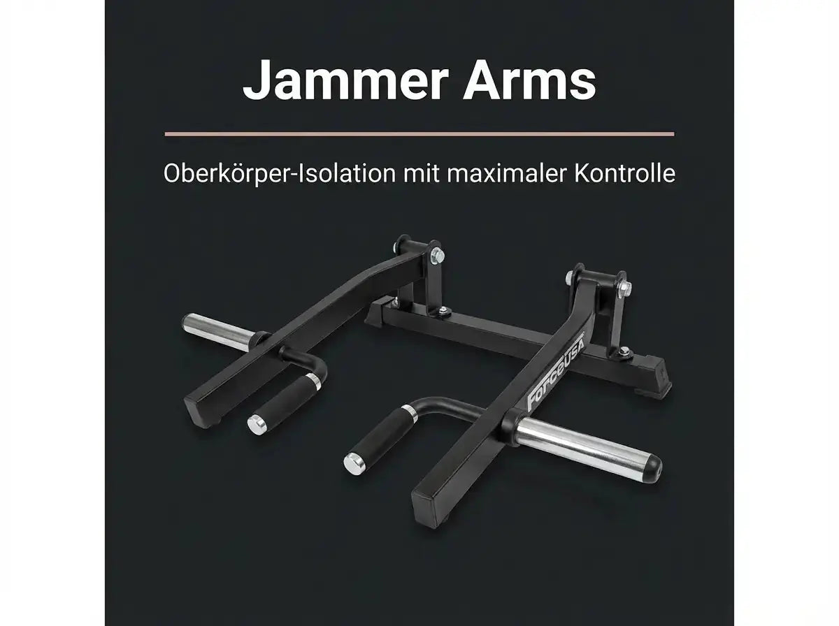 Force USA G10 & G15 Upgrade Kit, Grafik zu den Jammer Arms vor dunklem Hintergrund
