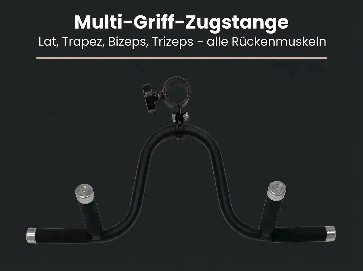 Force USA G10 & G15 Upgrade Kit, Grafik zur Multi-Griff-Zugstange vor dunklem Hintergrund