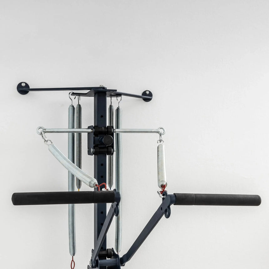 Front view of the HEGREN Convertible Tower TALMA 62CT showcasing its steel frame and adjustable components.