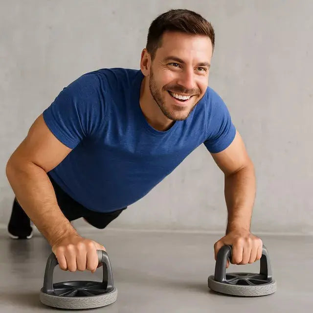 inSPORTline 3-in-1 Ab Roller Pushabroll Multifunctional Core Trainer InSportLine