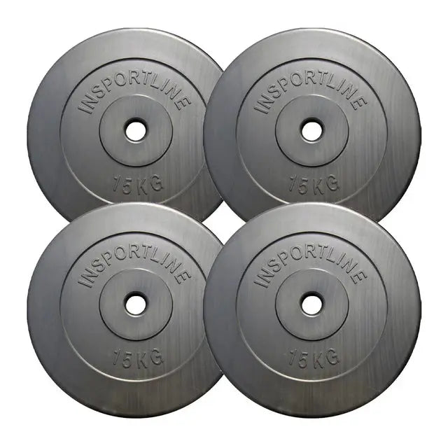 Plate-Loaded Dumbbell Set with Bench inSPORTline CEM 180 + 40 cm/30 mm 105 kg InSportLine Adjustable Benches