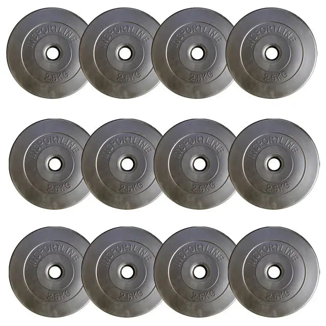 Plate-Loaded Dumbbell Set with Bench inSPORTline CEM 180 + 40 cm/30 mm 105 kg InSportLine Adjustable Benches